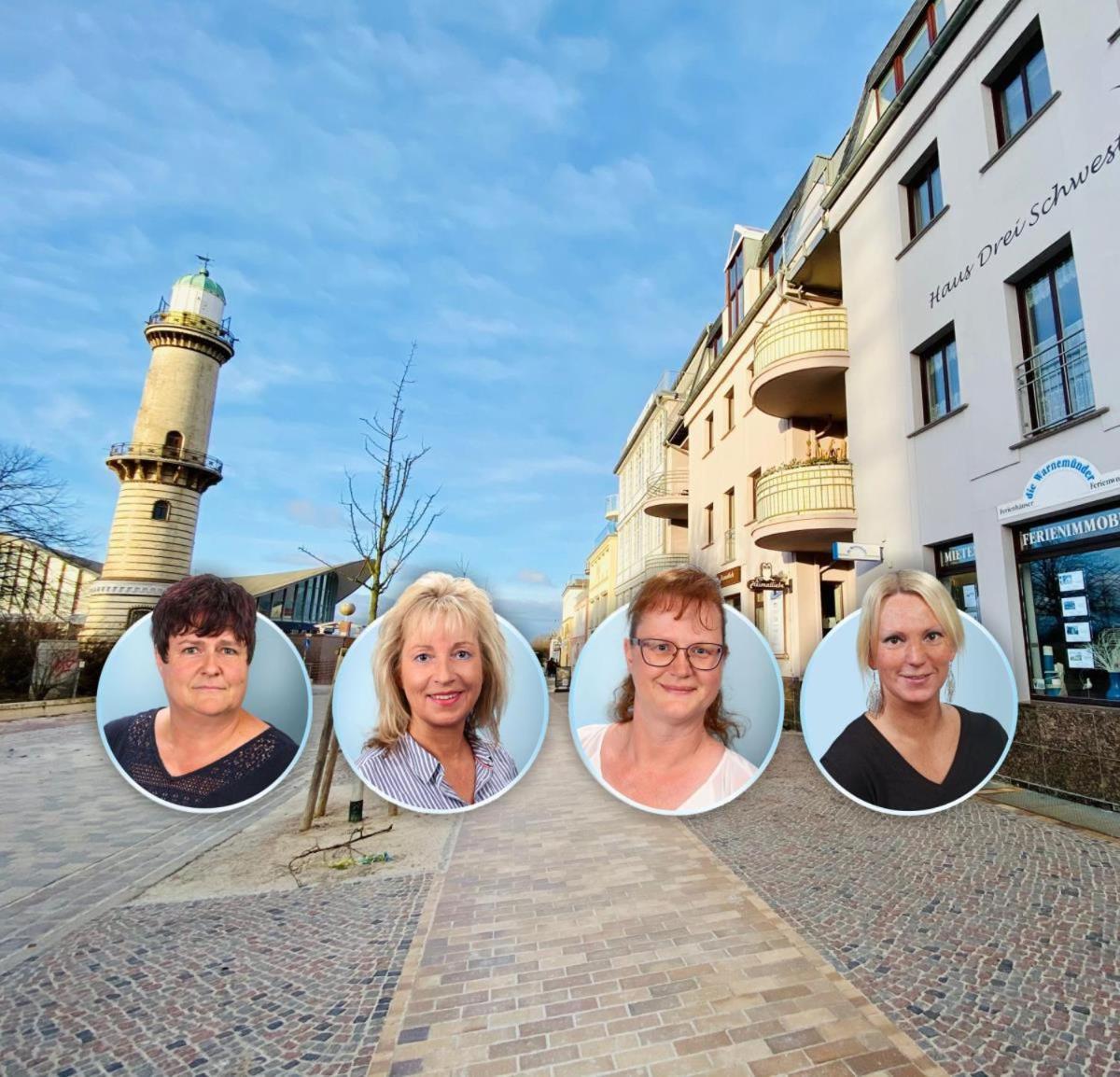 Berringer, Seestern, Direkt An Der Promenade Rostock Exterior photo